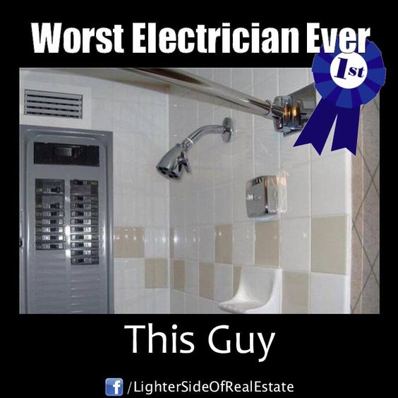 Electrician Meme: Worst electrician ever