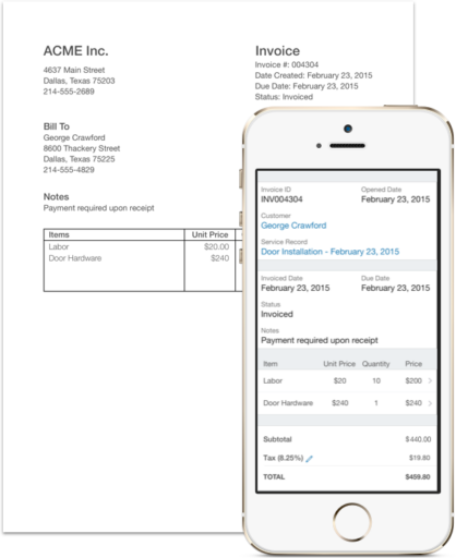 mobile invoicing software