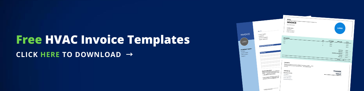 free hvac invoice templates